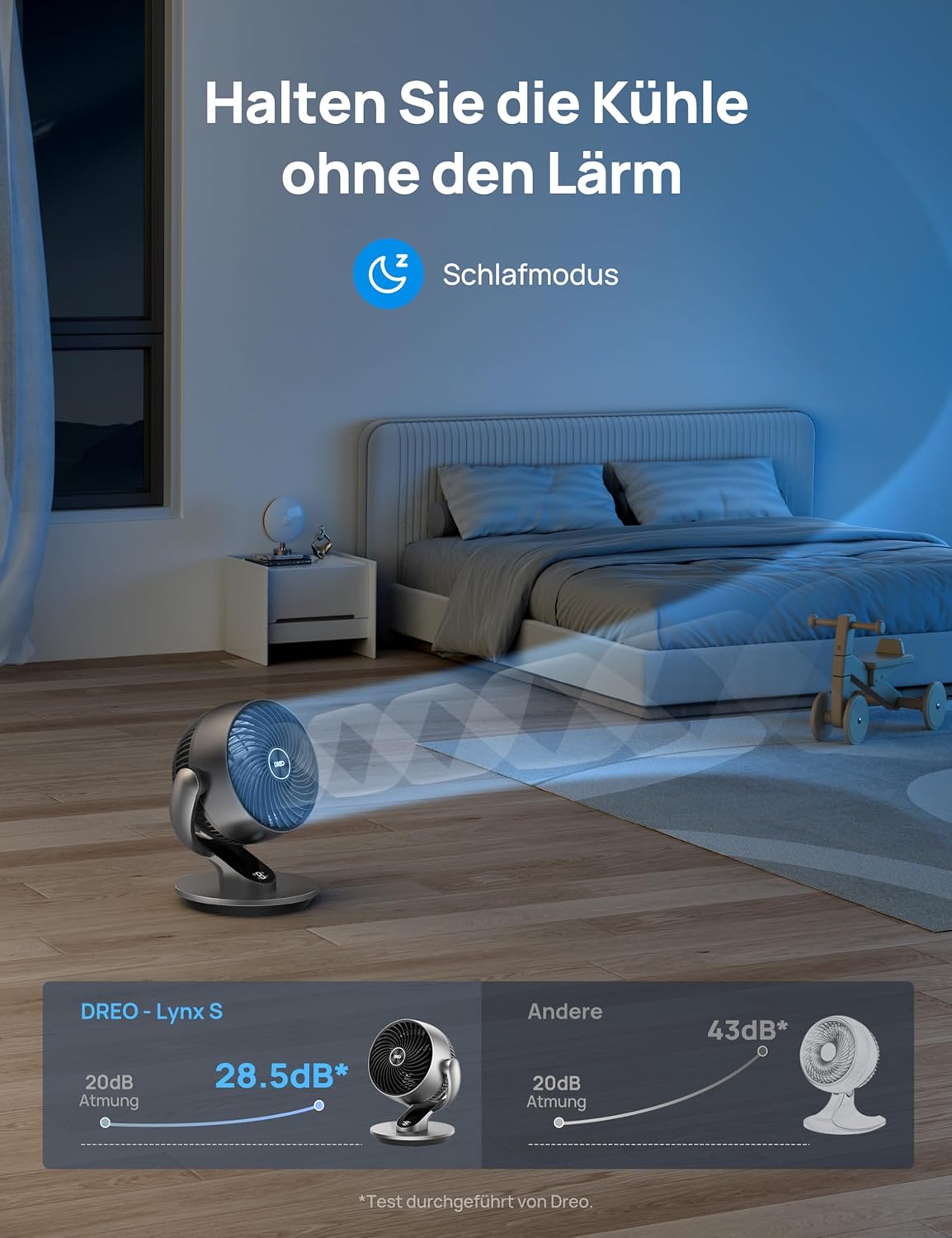 DREO Tischventilator Lynx S