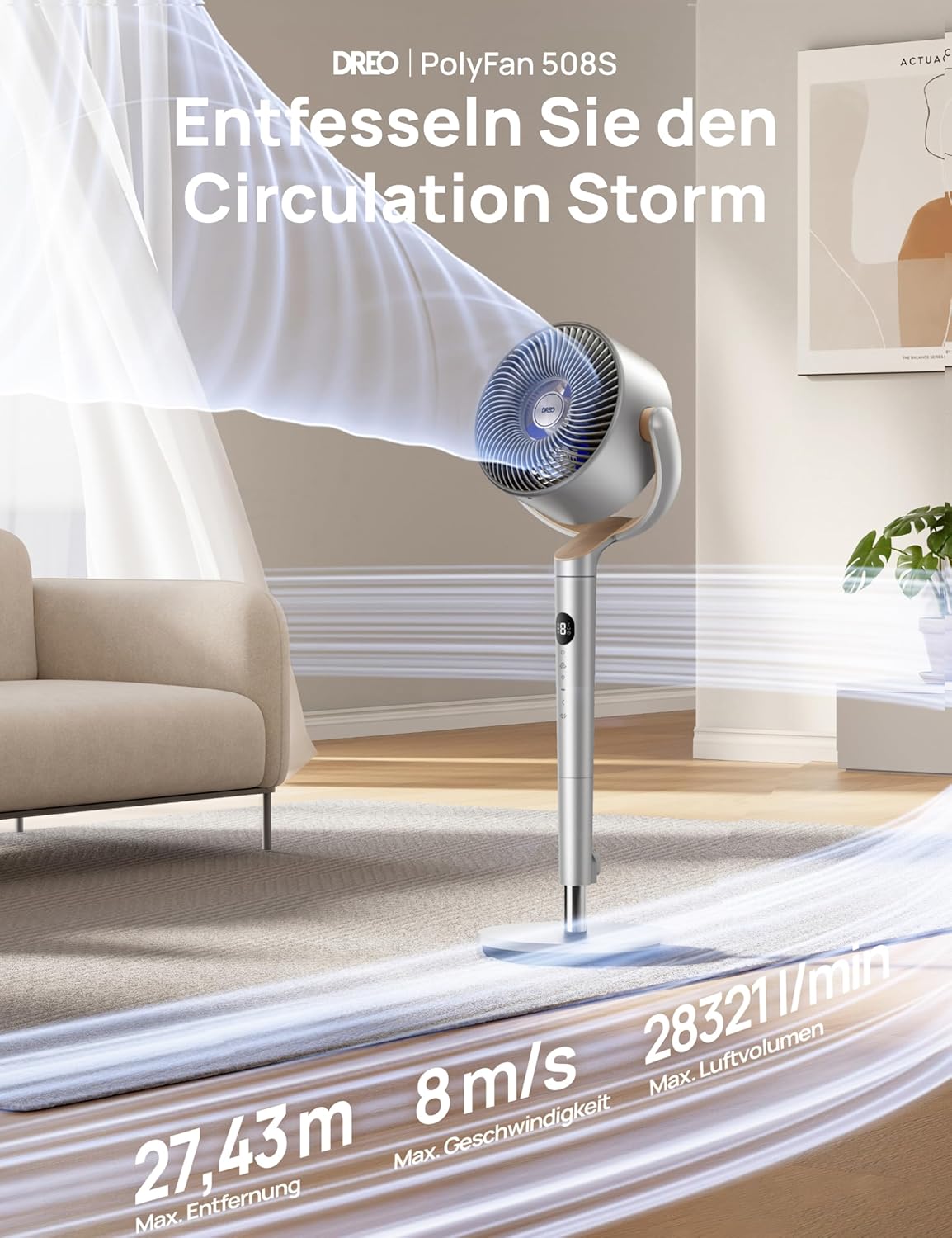 Smart Standventilator DR-HPF008S