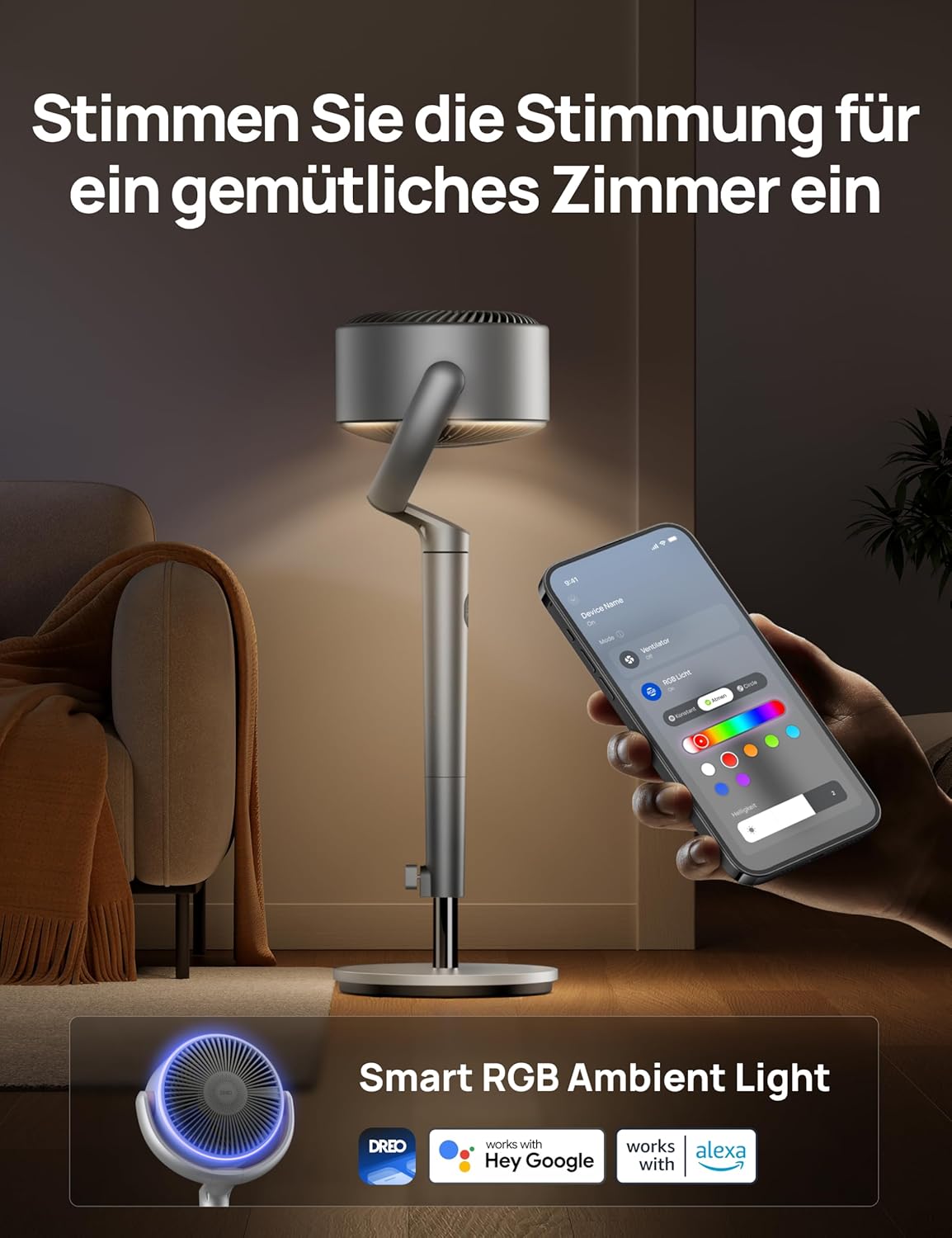Smart Standventilator DR-HPF008S