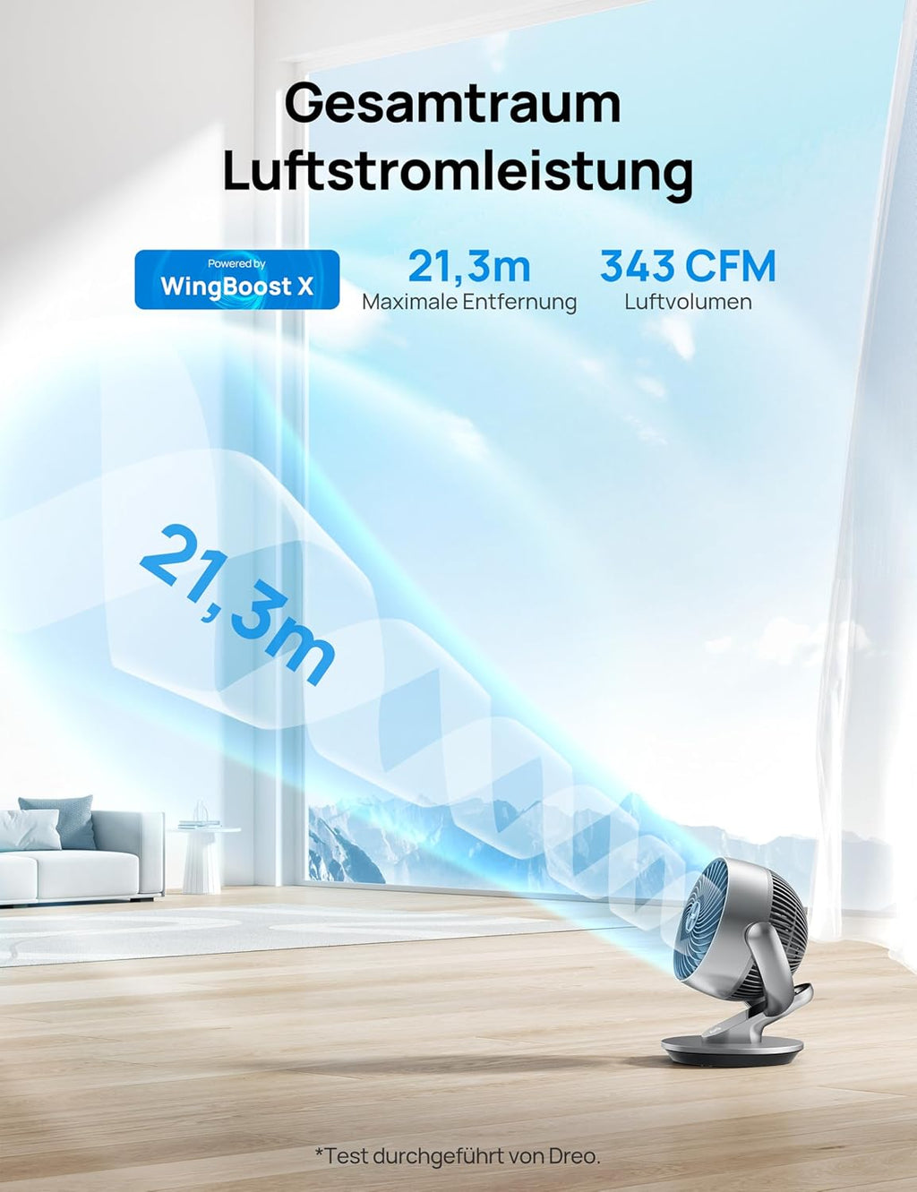DREO Tischventilator Lynx S