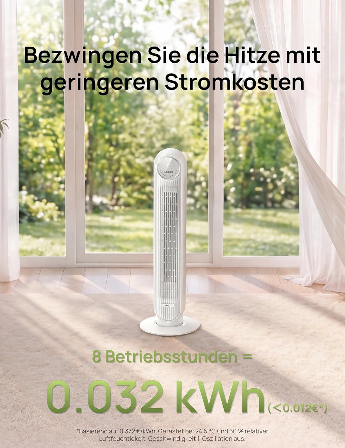 DREO Tower Fan Nomad One White
