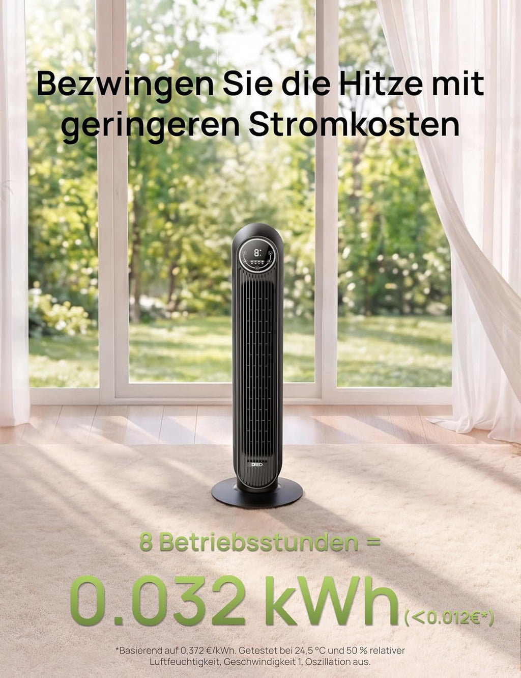 DREO Tower Fan Nomad One Black