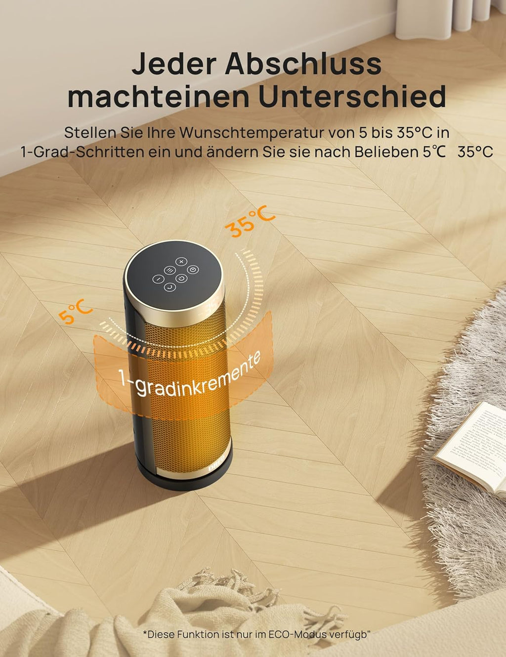 DREO Heater Solaris Slim H3 DR-HSH003