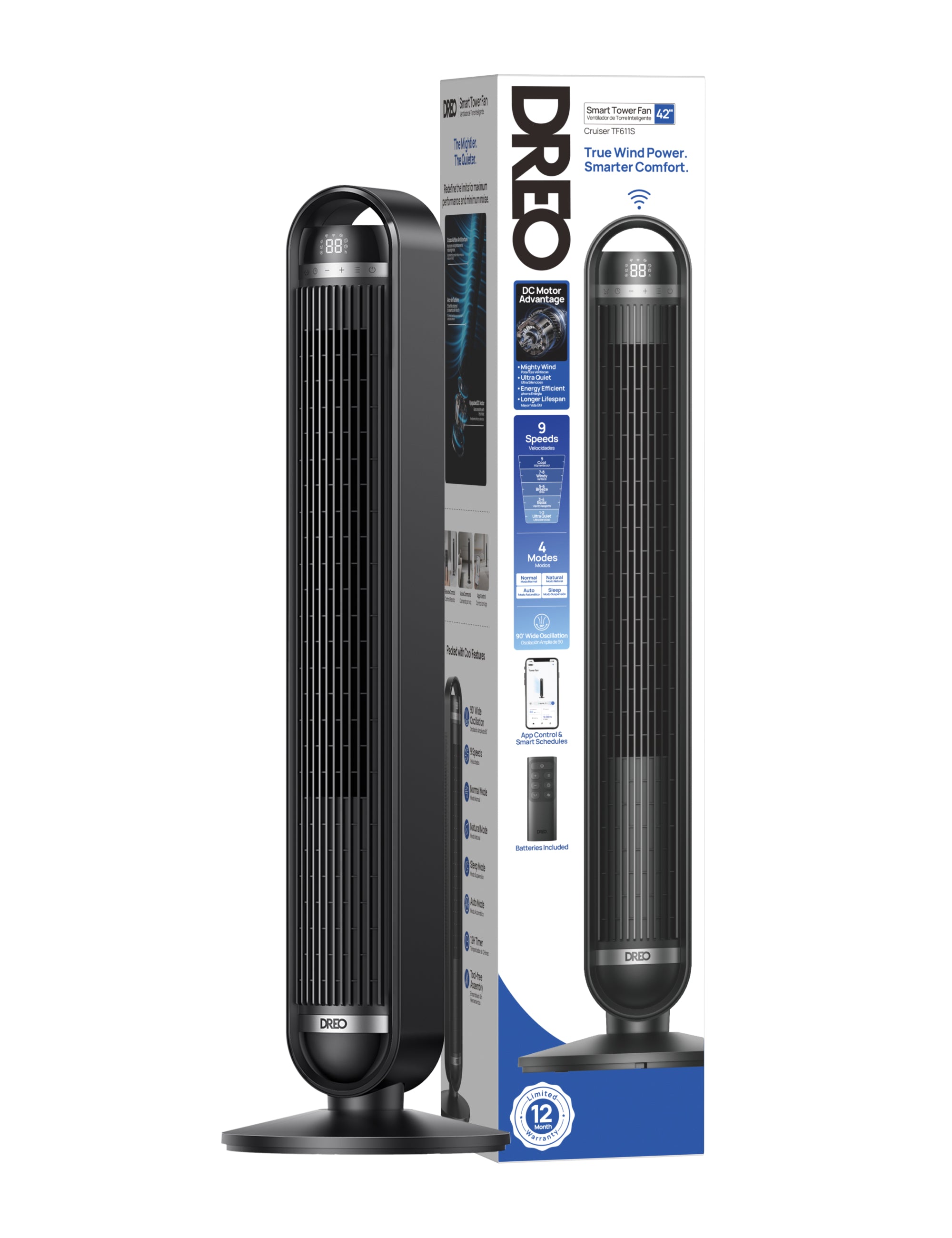 DREO Tower Fan Cruiser TF611S DR-HTF011S