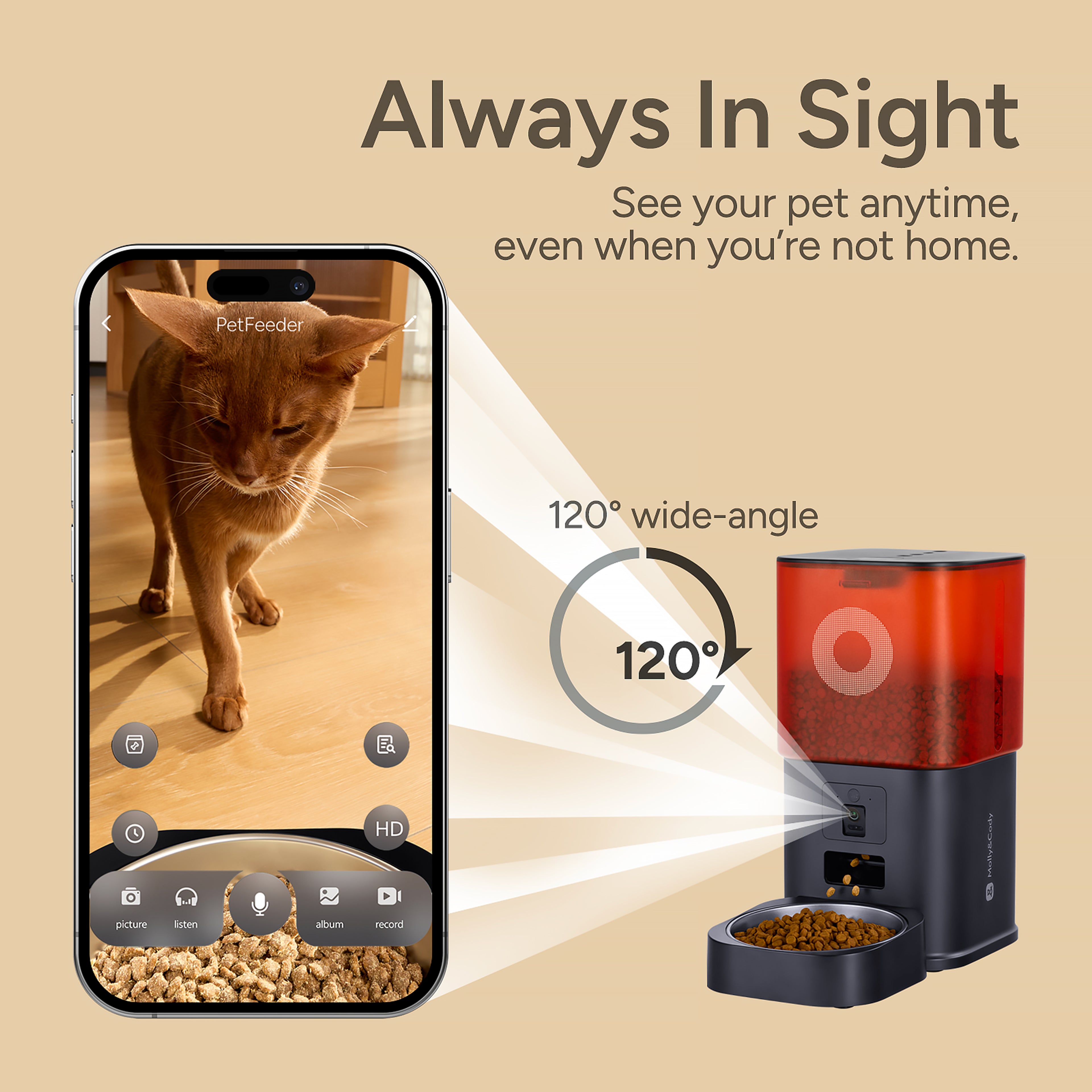 Smart Feeder 6L Camera (Black)