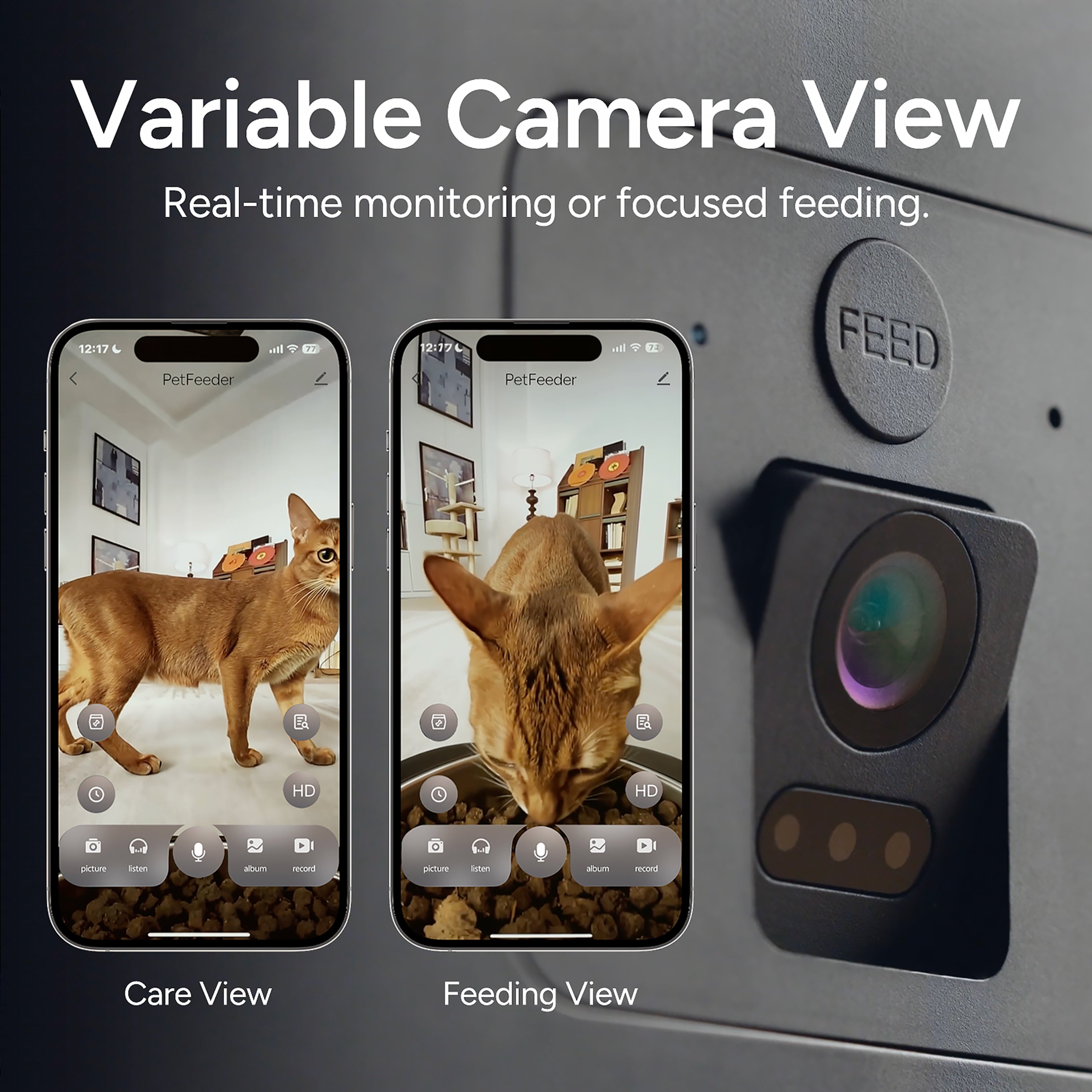 Smart Feeder 6L Camera (Black)