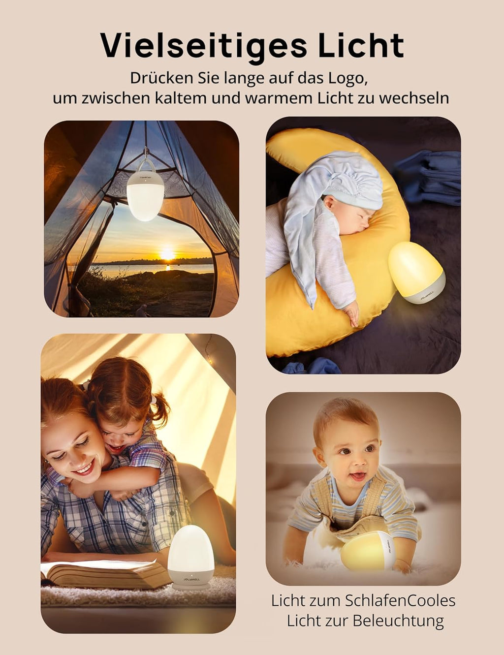 Jolywell JW-CL001 Baby Night Light