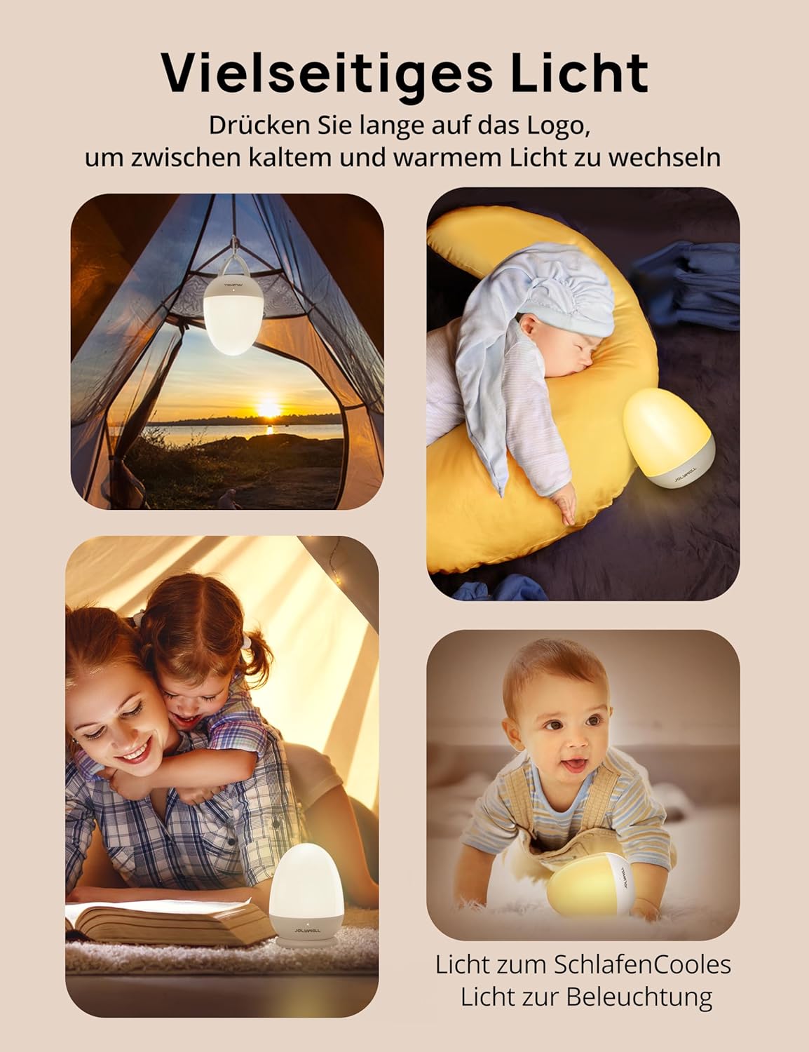 Jolywell JW-CL001 Baby Night Light