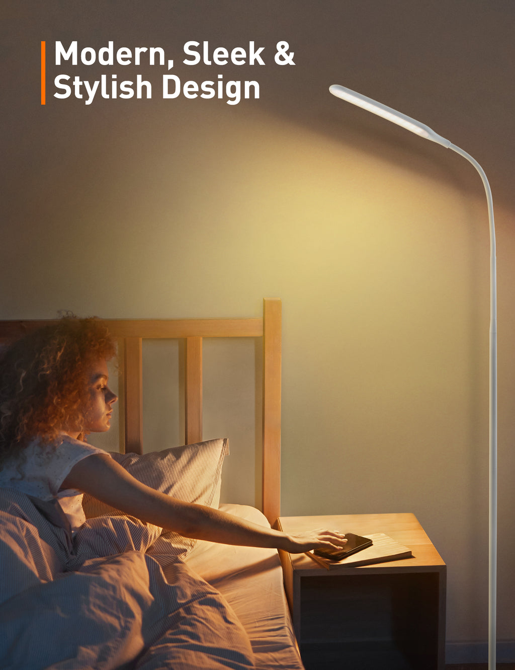 Taotronics TT-DL072 LED Floor Lamp White