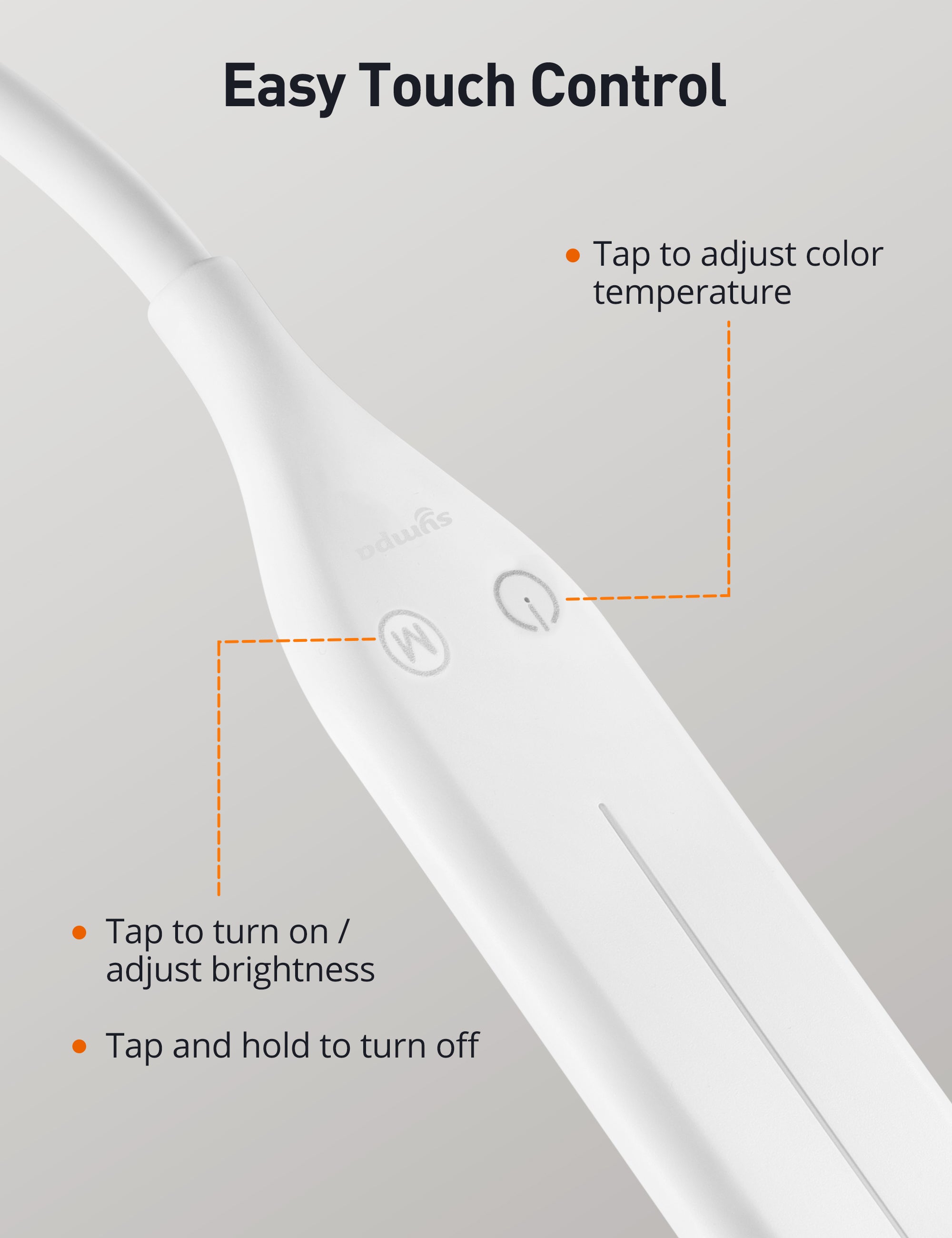 Taotronics TT-DL072 LED Floor Lamp White