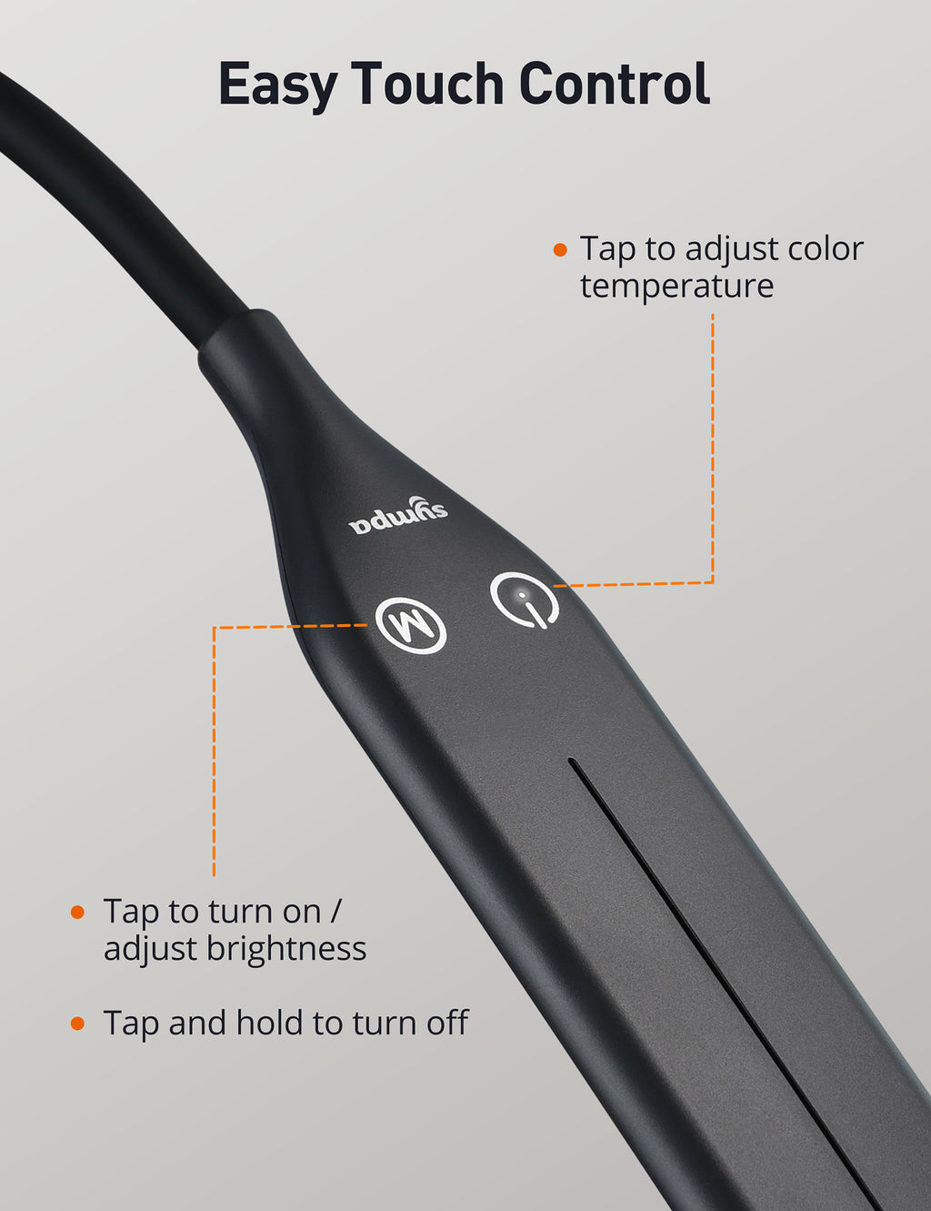 Taotronics TT-DL072 LED Floor Lamp Black