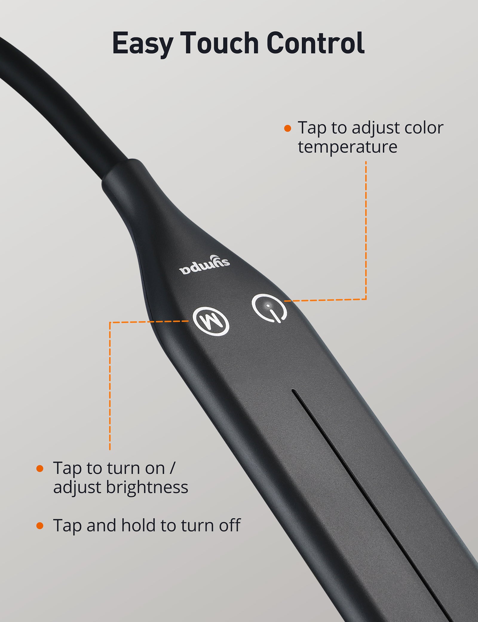 Taotronics TT-DL072 LED Floor Lamp Black