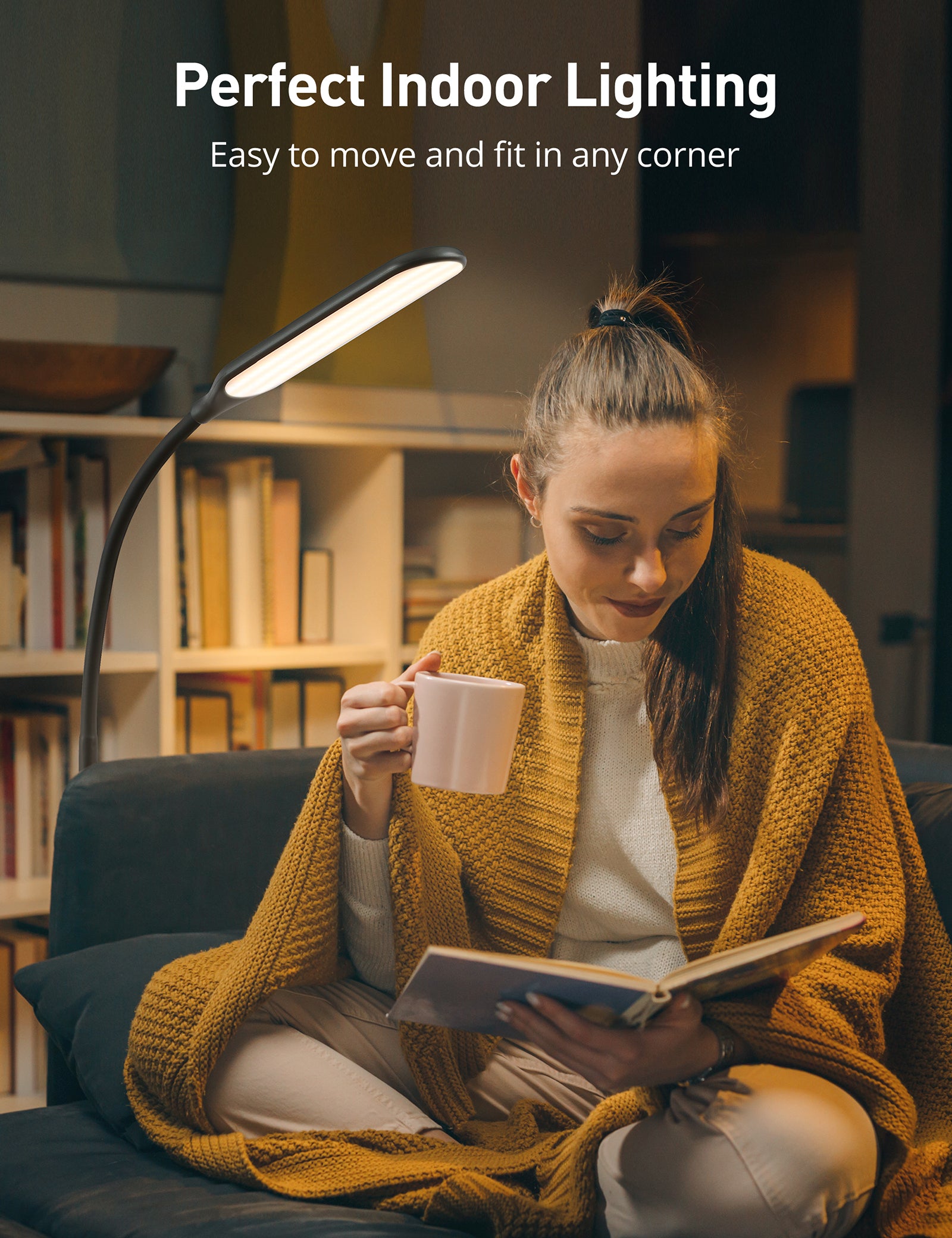 Taotronics TT-DL072 LED Floor Lamp Black