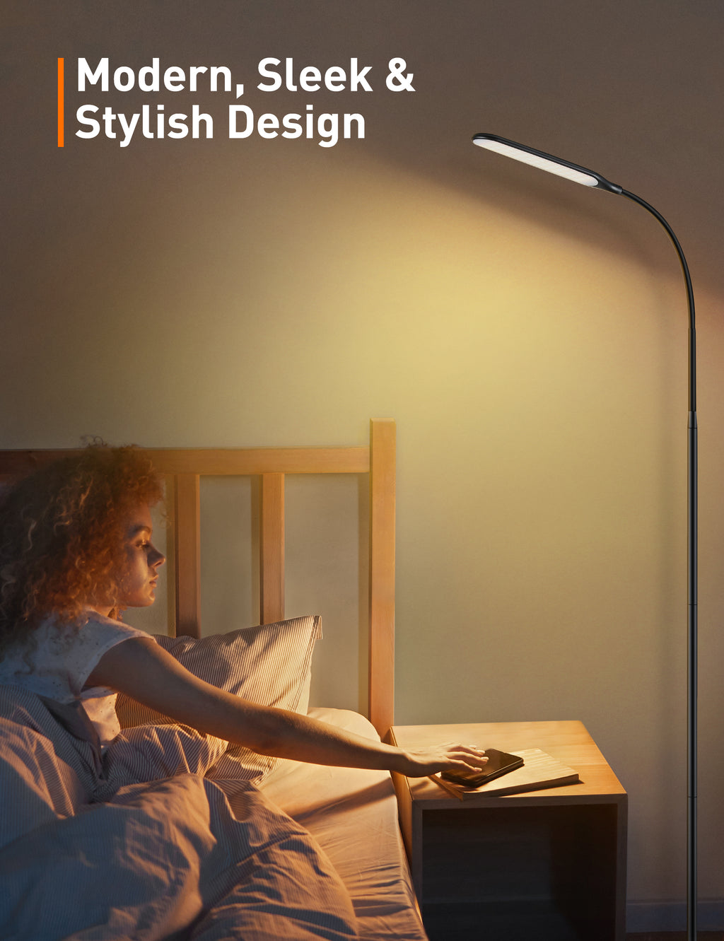 Taotronics TT-DL072 LED Floor Lamp Black