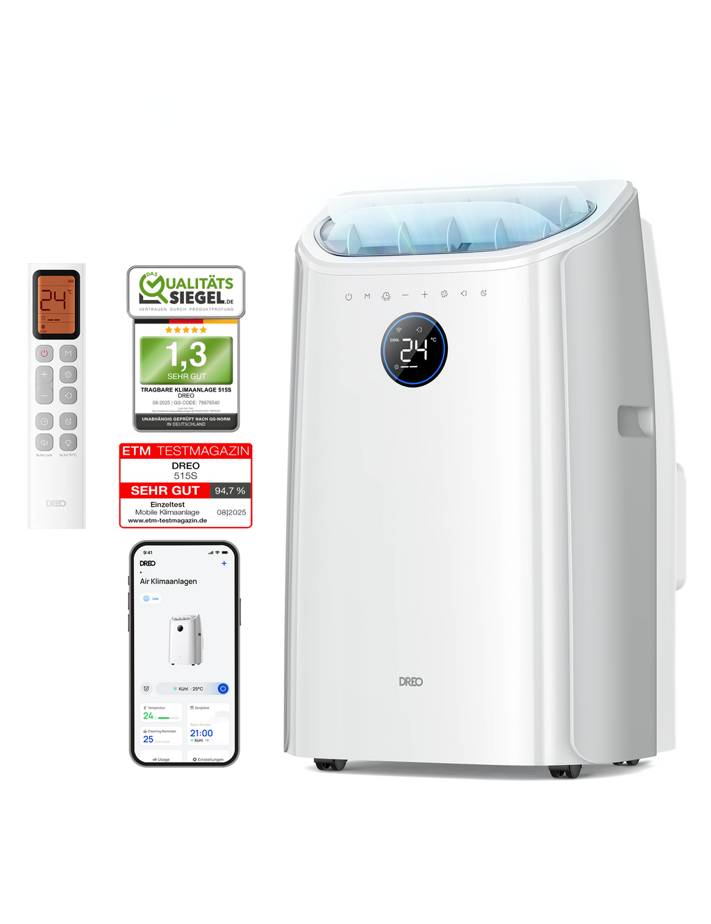 DREO Portable Air Conditioner 515S DR-HAC005S