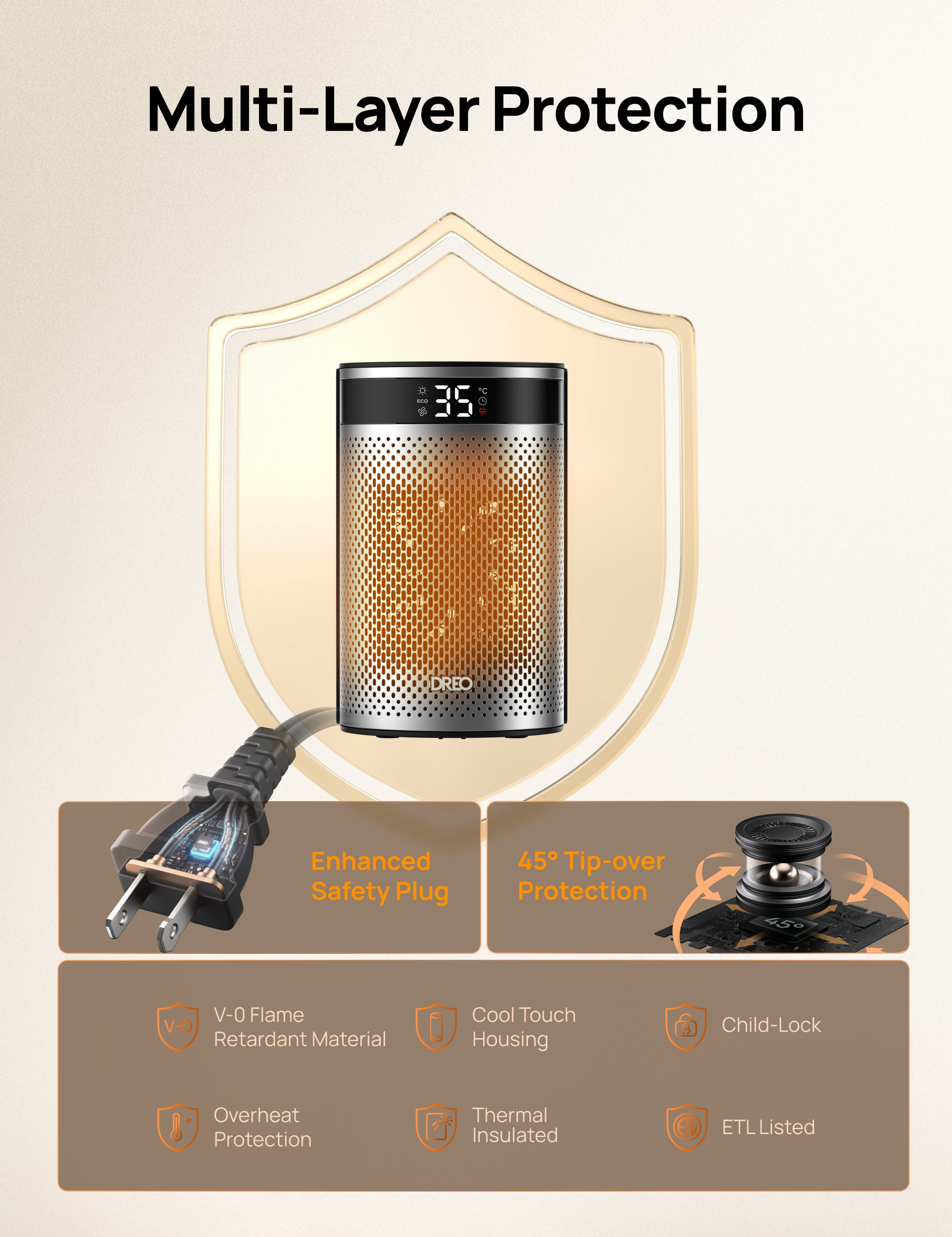 DREO Heater Atom 416 DR-HSH030