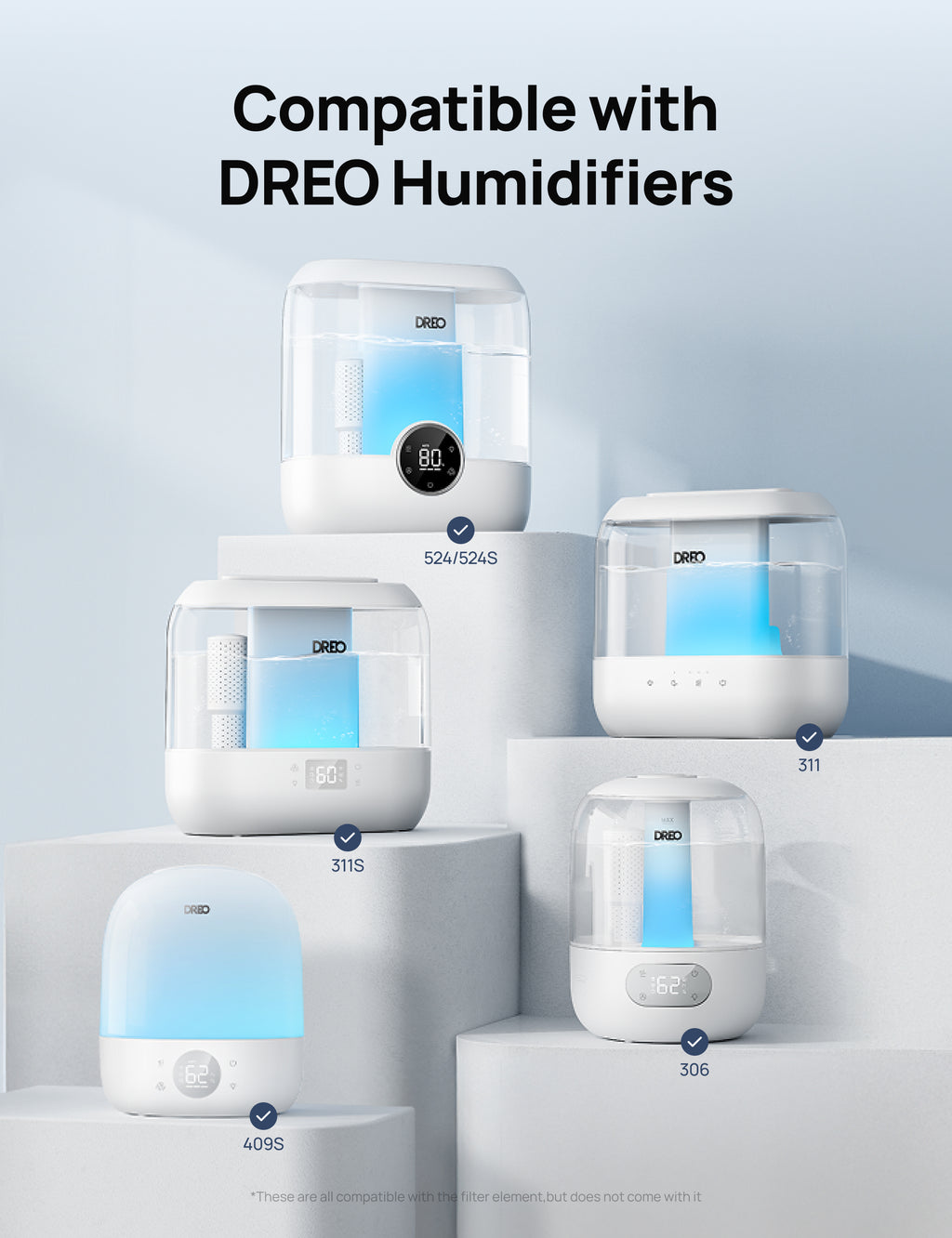 Filter cartridge for Humididfier 420S  DR-HPA020