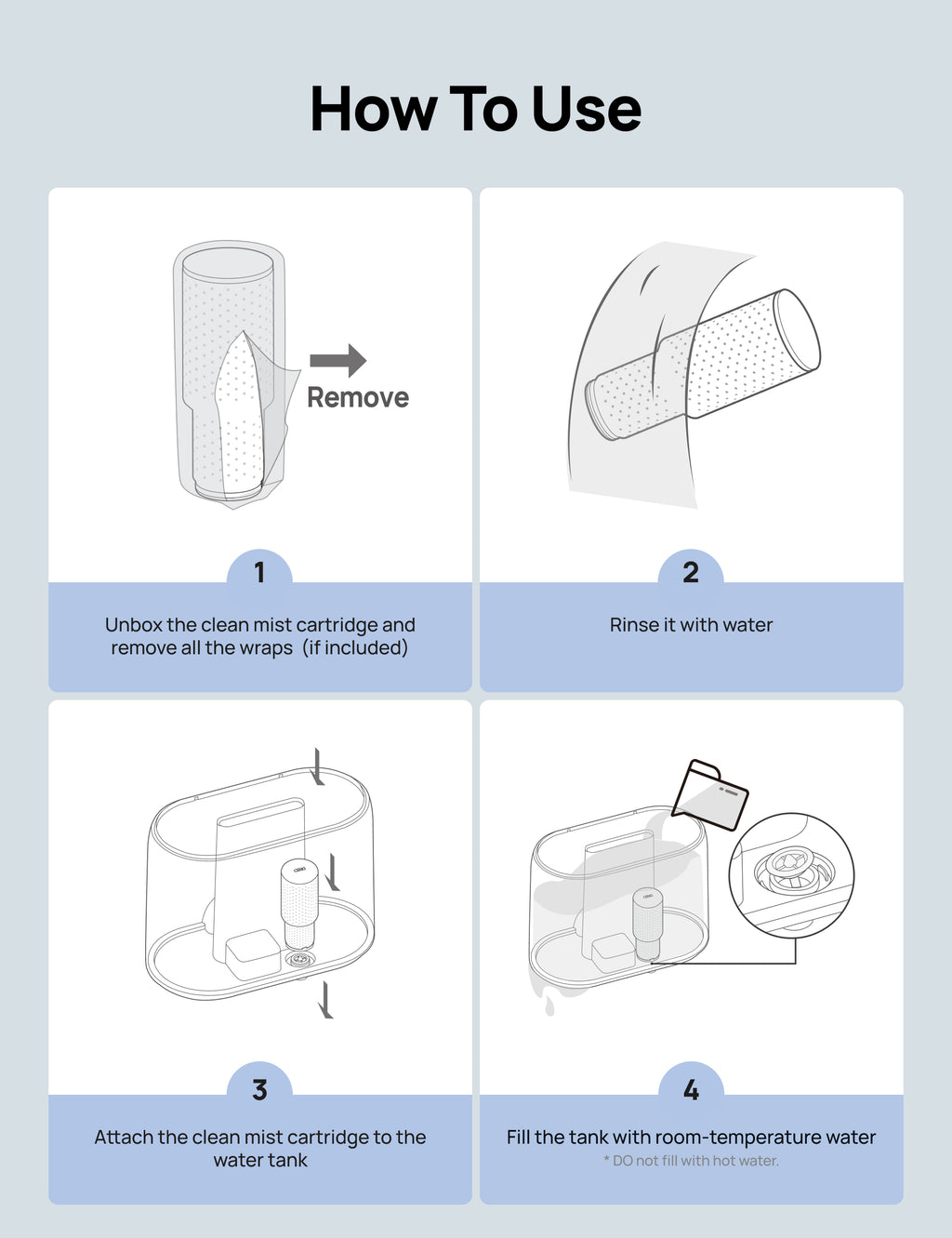 Filter cartridge for Humididfier 420S  DR-HPA020
