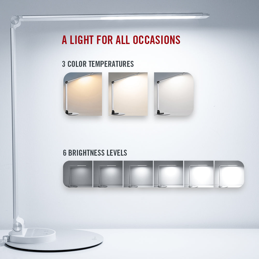 Taotronics TT-DL22 LED Desk Lamp Silver