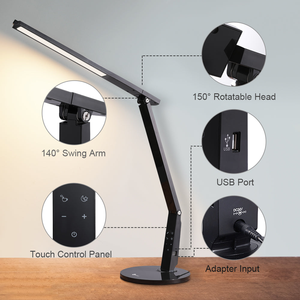 Taotronics TT-DL10 LED Desk Lamp Black