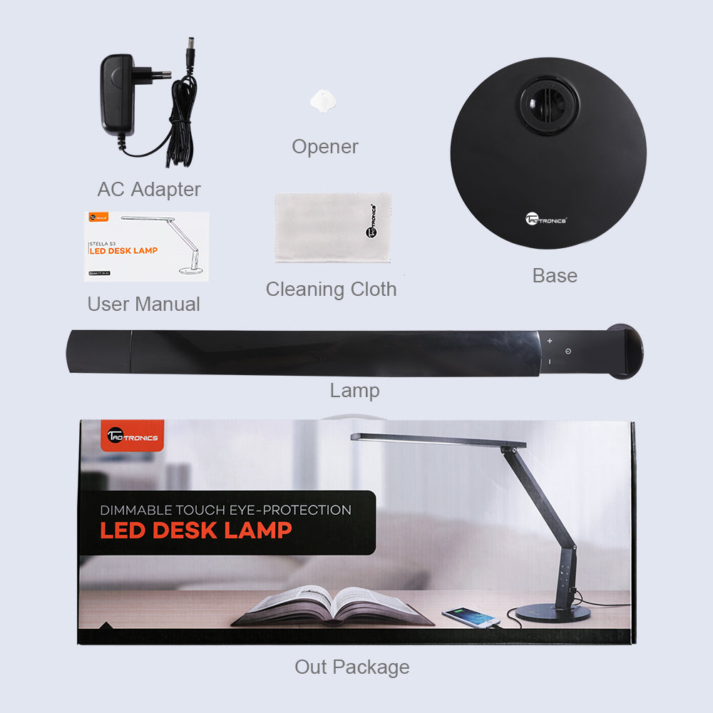 Taotronics TT-DL10 LED Desk Lamp Black