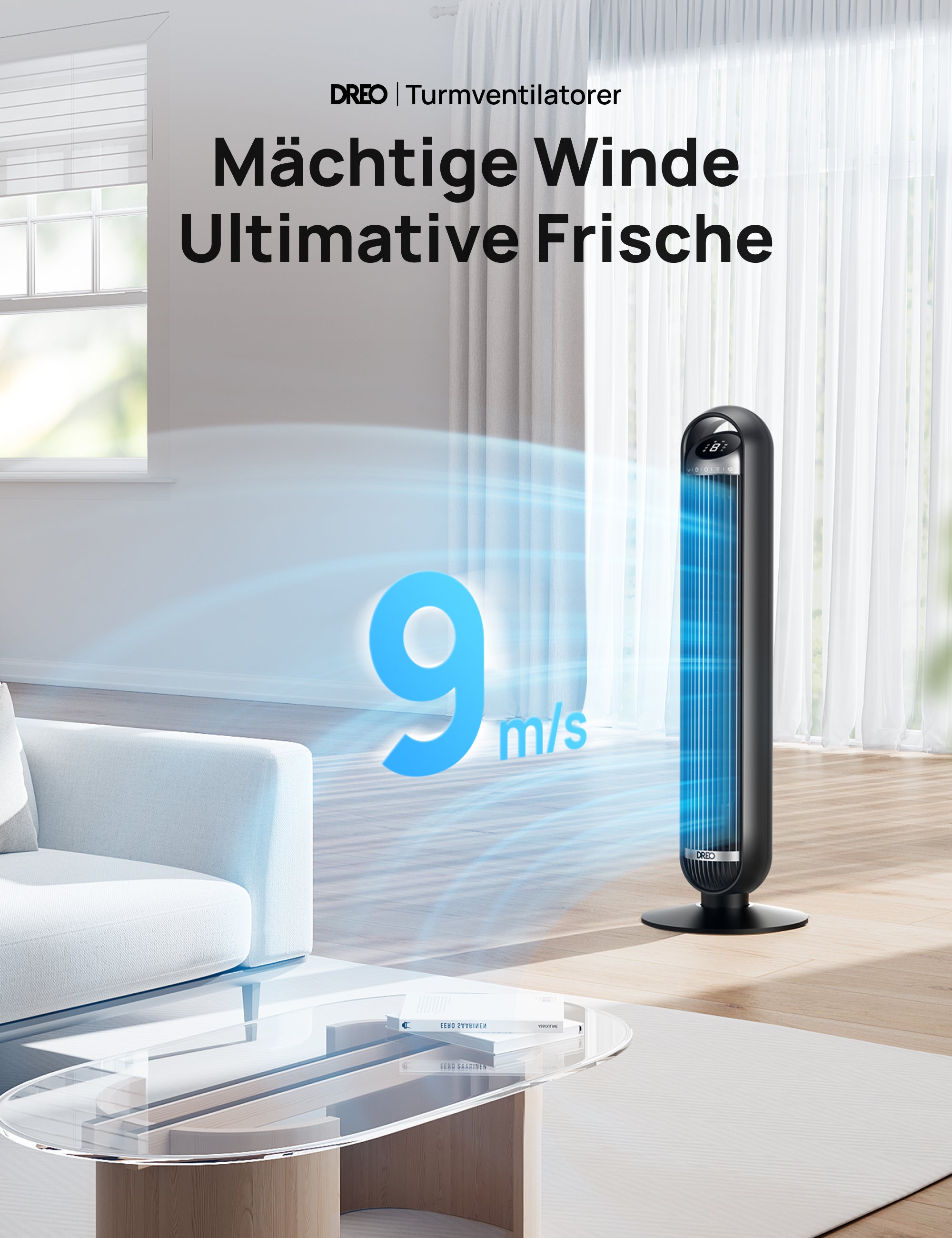 DREO Tower fan 413S DR-HTF013S