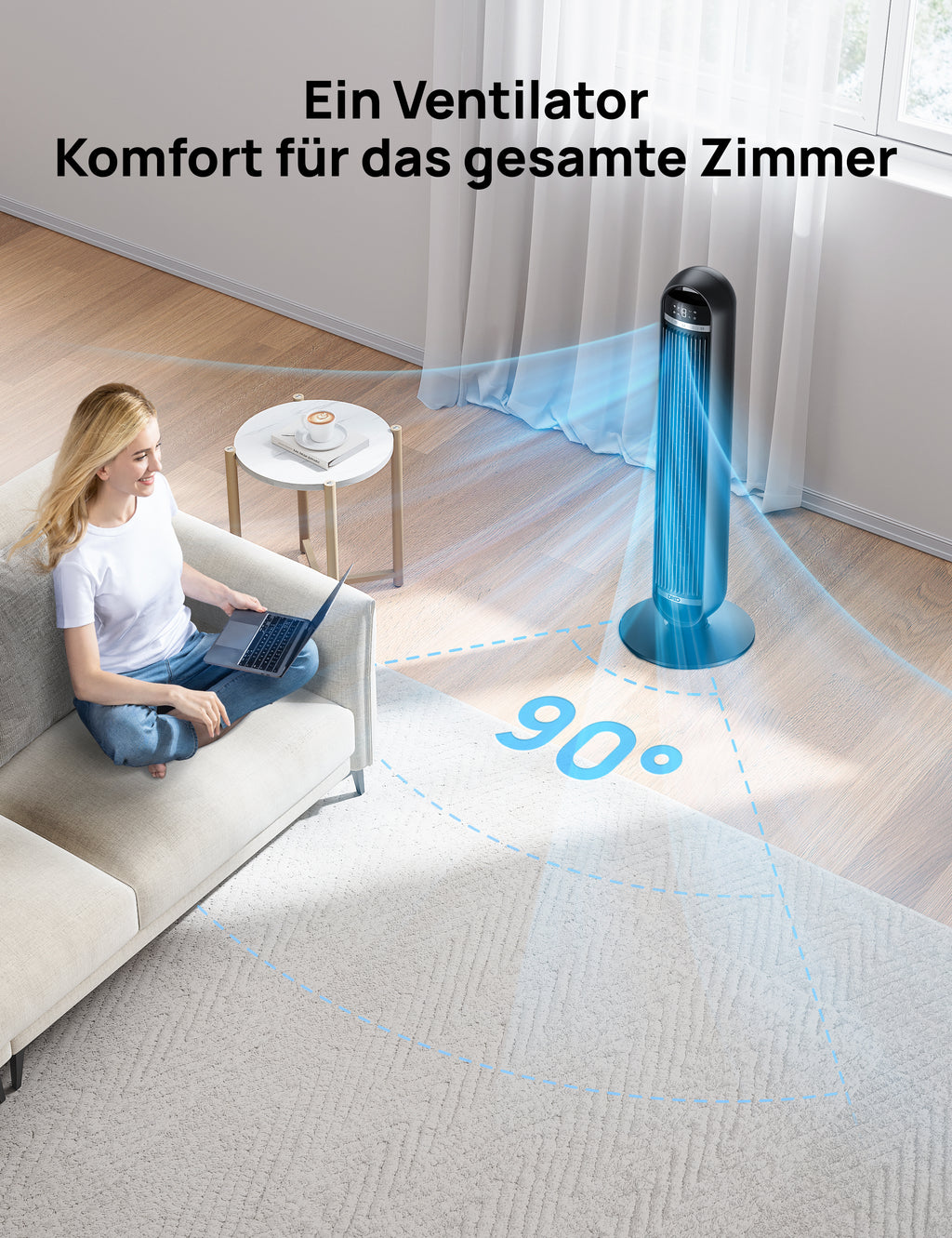 DREO Tower Fan Nomad TF414 DR-HTF014