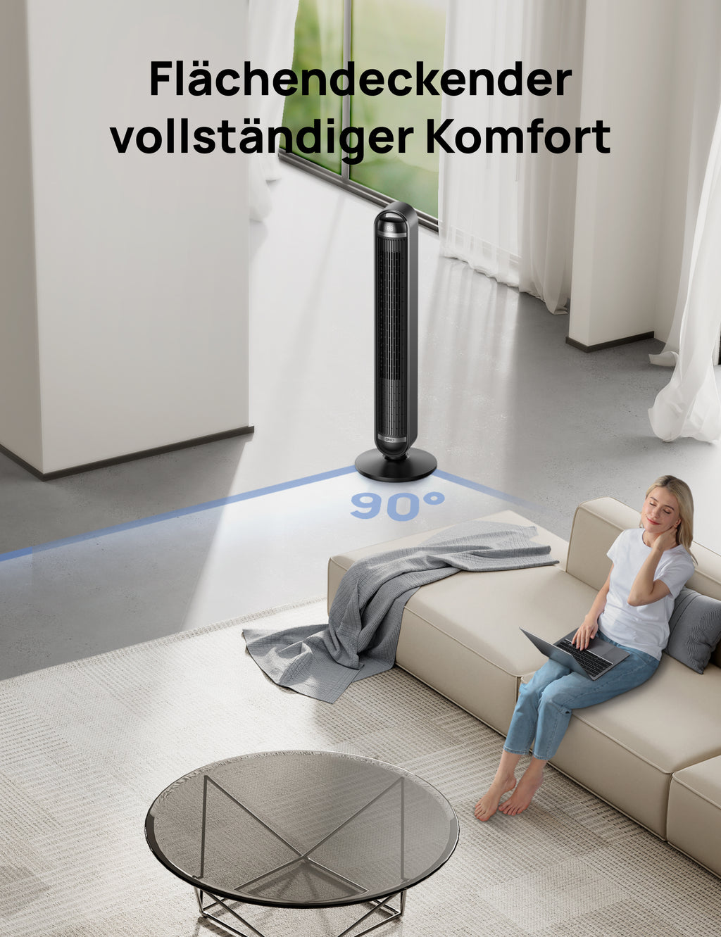 DREO Tower Fan Cruiser TF611S DR-HTF011S