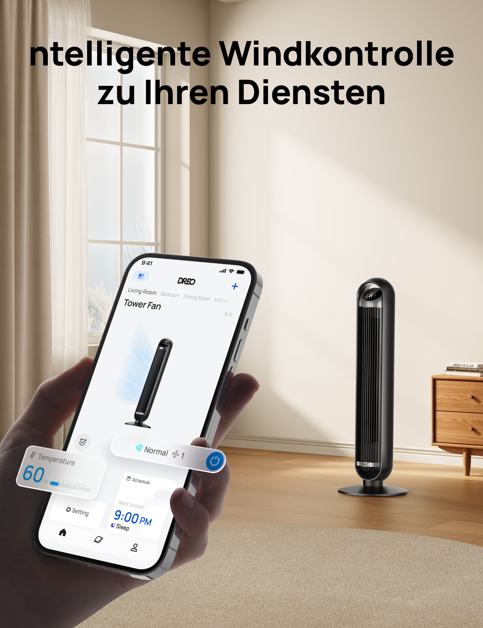 DREO Tower fan 413S DR-HTF013S