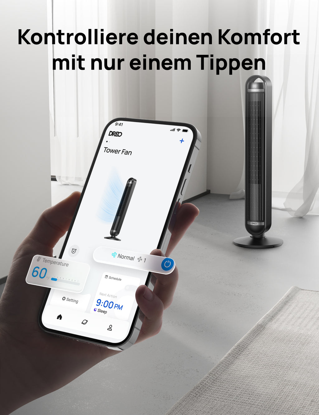 DREO Tower Fan Cruiser TF611S DR-HTF011S